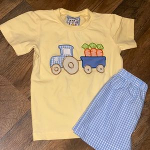 24months Three Sisters Easter short set